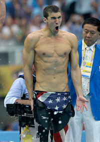 APTOPIX Beijing Olympics Swimming Mens Relays